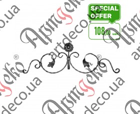 Forged rosette 230x740x12x6 - picture