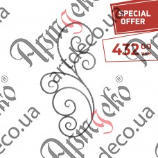 Rosette 1000x485x12 beaten - picture