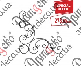 Кована розетка 650х650х12х6 вальц - зображення