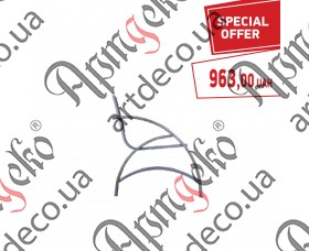 Кована боковина лавки 820х710х20 (комплект - ліва, права) - зображення