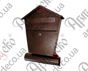 Поштова скринька вулична  з трубою 450х340х90 - зображення