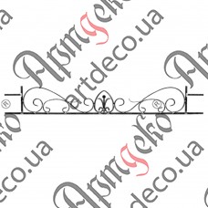 Holder for a balcony box 195х1400х12/12х6 - picture