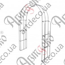 Пергола (арка для сада, растений) 2120х1390х400 - изображение