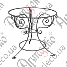 Round forged table D-860х810 - picture