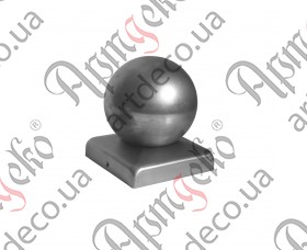 Forged Cover with ball 80x80х80 - picture