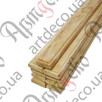 Брус деревянный (Ольха) 1200х75х25(9 шт./комплект) - изображение