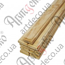 Брус деревянный (Ольха) 1200х75х25(9 шт./комплект) - изображение