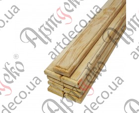 Брус деревянный (Ольха) 2000х75х25(9 шт./комплект) - изображение