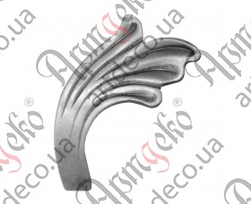 Forged leaf 100x50x2 - picture
