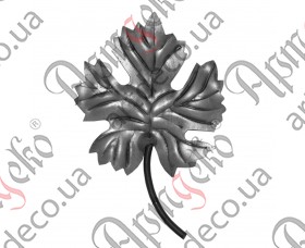 Forged leaf 150x115x1,5 - picture