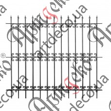 Кована огорожа 2000х1800. Готова конструкція - зображення