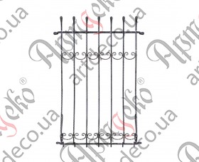 Forged grate, lattice on the windows1550х960х220 Finished welded construction - picture