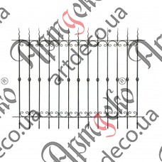 Кована огорожа 2000х1500. Готова конструкція - зображення