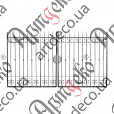 Ворота ковані 3500х2000. Готова конструкція - зображення