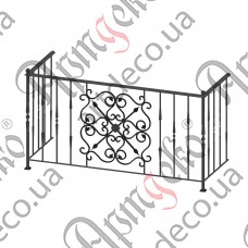 Balcony fencing 2000х1050х800 (Set of elements) - picture