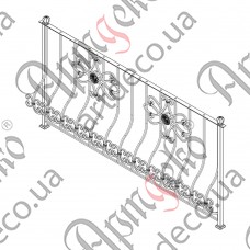 Balcony fencing 2000x1000 - picture