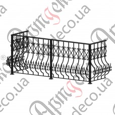 Balcony fencing 2425х1000х700 - picture