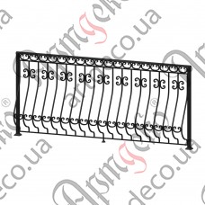 Балконное ограждение 2560х1135 (Комплект элементов) - изображение