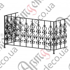 Balcony fencing 2000х1000х850 (Set of elements) - picture