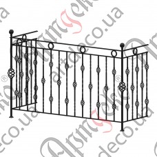 Balcony fencing 2000х1200х660 (Set of elements) - picture