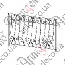 Balcony fencing 1500х1000 (Set of elements) - picture