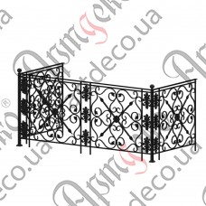 Balcony fencing 2135x950х1000 - picture