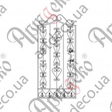 Кованая калитка 1050х2290(2000) (Комплект элементов) - изображение