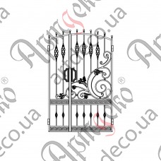 Forged wicket 1300х2000 (Set of elements) - picture