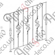 Ladder fence 1000х1000 - picture