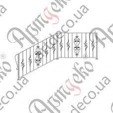 Ladder fence 1500х1000х1700 (Set of elements) - picture