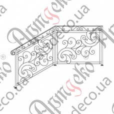 Ladder fence 1430х1200х1370 (Set of elements) - picture