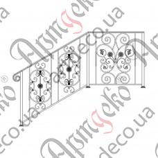 Ladder fence 1000х1000х1370 (Set of elements) - picture