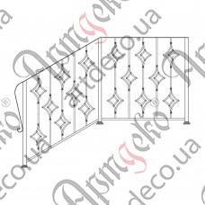 Ladder fence 1000х1000х1000 (Set of elements) - picture