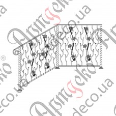 Ladder fence 1000х1000х1000 (Set of elements) - picture