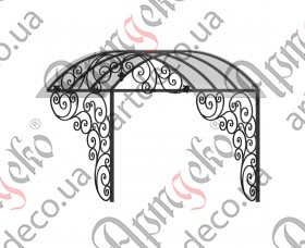 Forged cover 2400х2000х1500 (Set of elements) - picture