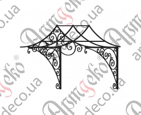 Forged cover 1500х1350х1200 (Set of elements) - picture