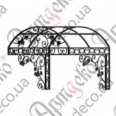 Forged cover 1800х1520х1780 (Set of elements) - picture