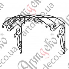 Forged cover 2070х1450х1300 (Set of elements) - picture