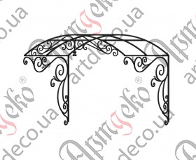 Forged cover 2070х1450х1300 (Set of elements) - picture