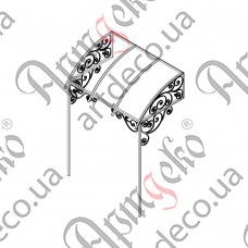 Forged cover 2000х2900х1250 (Set of elements) - picture
