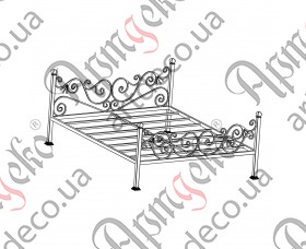 Forged bed 1600х850х2000  (Set of elements) - picture