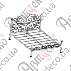 Forged bed 1600х1100х2000 - picture