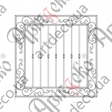 Кованая решетка 1500х1500 (Комплект элементов) - изображение