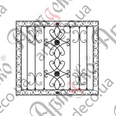 Forged grate 1386х1246 - picture