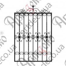 Кованая решетка 920х1410(1200) (Комплект элементов) - изображение