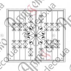 Forged grate 1690х1530 (Set of elements) - picture