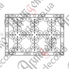 Forged grate 2250(1965)х1580(1300) (Set of elements) - picture