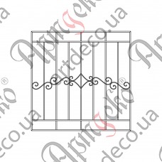 Forged grate 1200х1200 (Set of elements) - picture