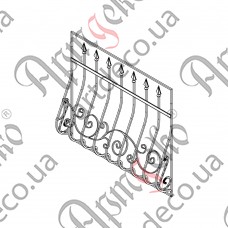 Кованая решетка 1200х1110 (Комплект элементов) - изображение