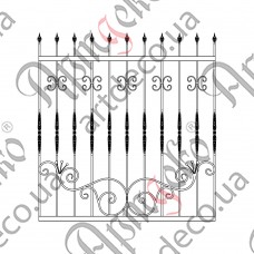 Forged grate 1500х1500 (Set of elements) - picture